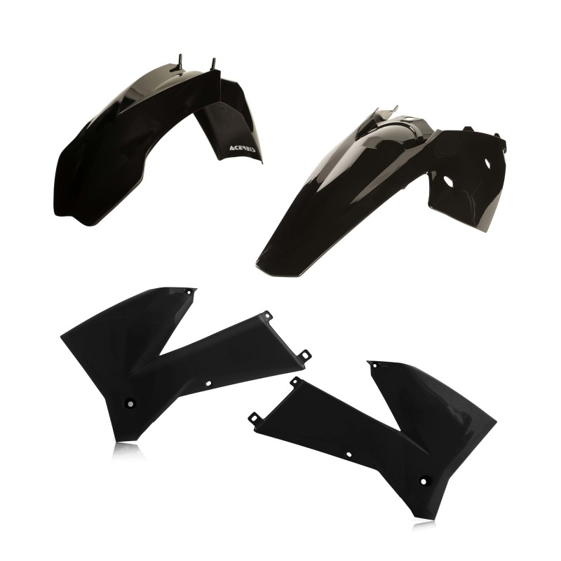 Acerbis 05-06 KTM SX125/525/ 2007 XC/F/W Plastic Kit - Black - 2041030001