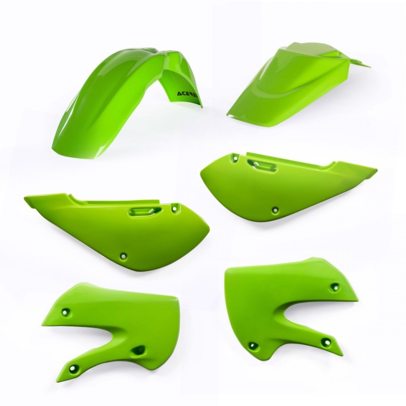 Acerbis 03-09 Kawasaki KLX110/03-06 Suzuki DRZ110/00-24 Kaw/Suz RM/KX65 Plastic Kit - Orig. 20 Grn - 2041076812