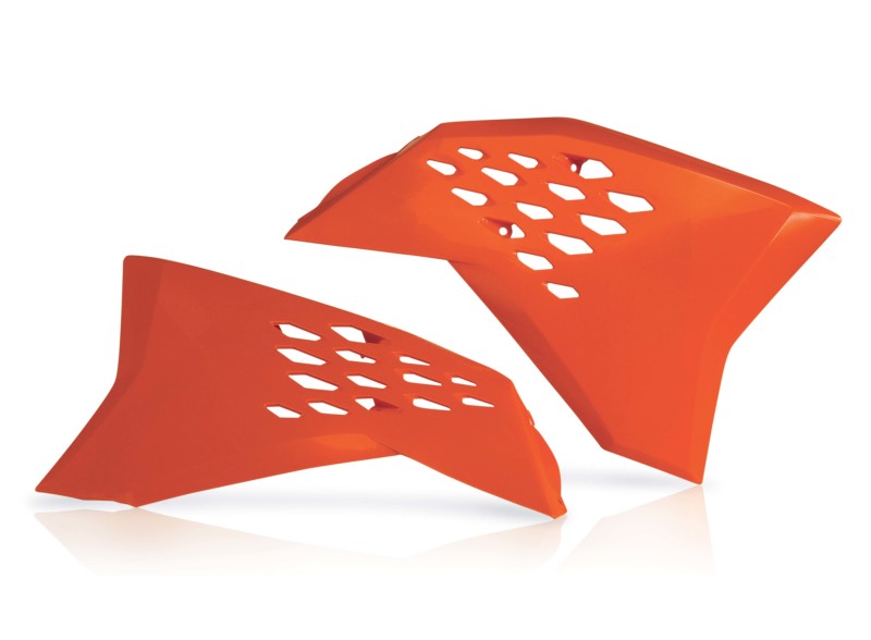 Acerbis 07-10 KTM SX/SX-F/ XC XC-W Radiator Shroud - KTM Orange - 2081990237