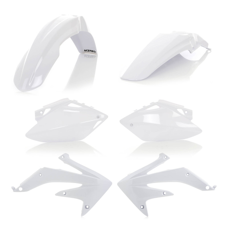 Acerbis 07-08 Honda CRF450R Plastic Kit - White - 2082050002