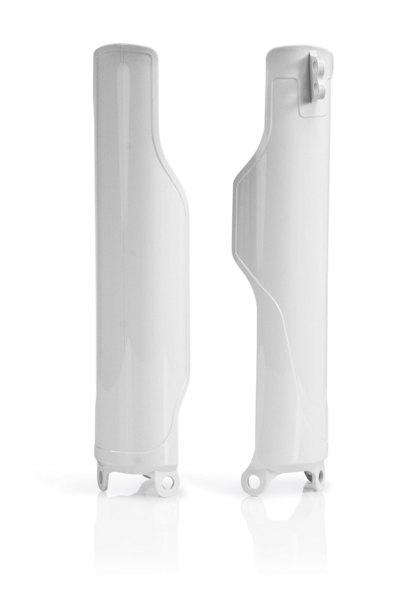 Acerbis 04-07 Honda CR/ 06-17 CRF250R/ CRF450R Lower Fork Cover Set - White - 2113710002