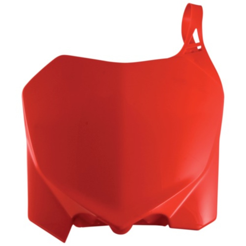 Acerbis 09-13 Honda CRF250R/ CRF450R Front Number Plate - 00 CR Red - 2141850227