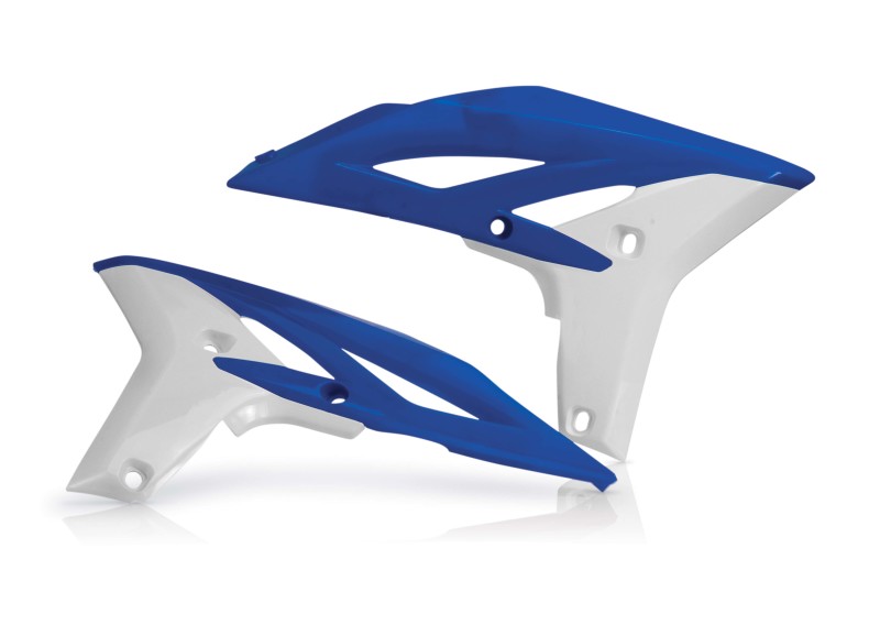 Acerbis 10-13 Yamaha YZ250F/ 12-15 WR450F Radiator Shroud - Blue/White 11/12 - 2171761006