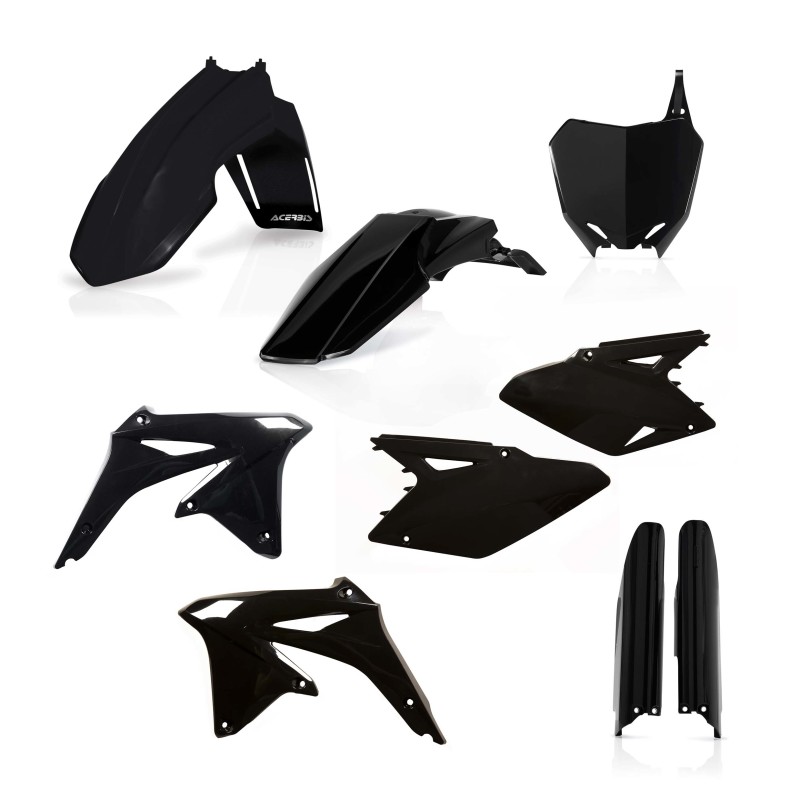 Acerbis 08-17 Suzuki RMZ450 Full Plastic Kit - Black - 2198040001