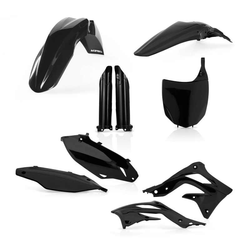 Acerbis 2012 Kawasaki KX450F Full Plastic Kit - Black - 2250450001
