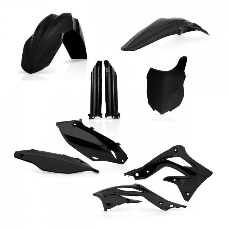 Acerbis 13-15 Kawasaki KX450F Full Plastic Kit - Black - 2314200001