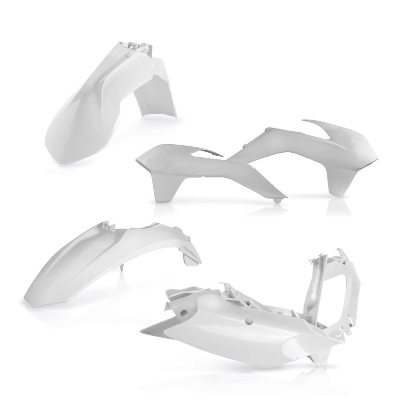 Acerbis 13-15 KTM SX125/150/SX-F/XC-F/ 13-16 SX250/XC Plastic Kit - White - 2314310002