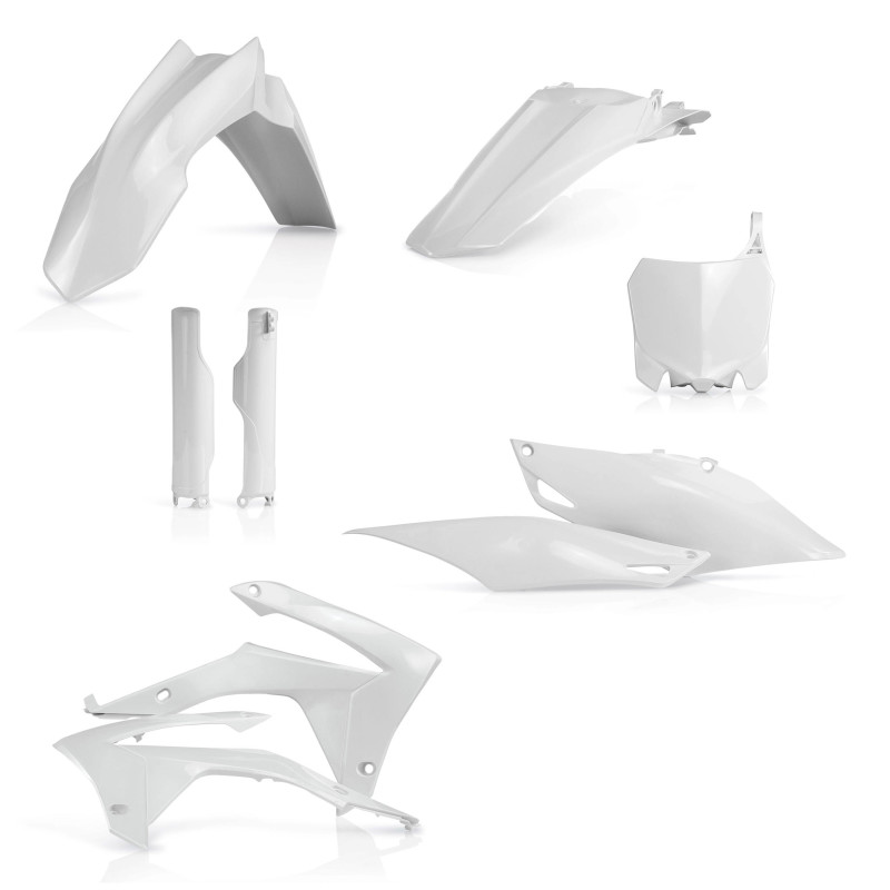 Acerbis 14-17 Honda CRF250R/13-16 CRF450R (Does Not Include Air Box Cover) Full Plastic Kit - White - 2314410002