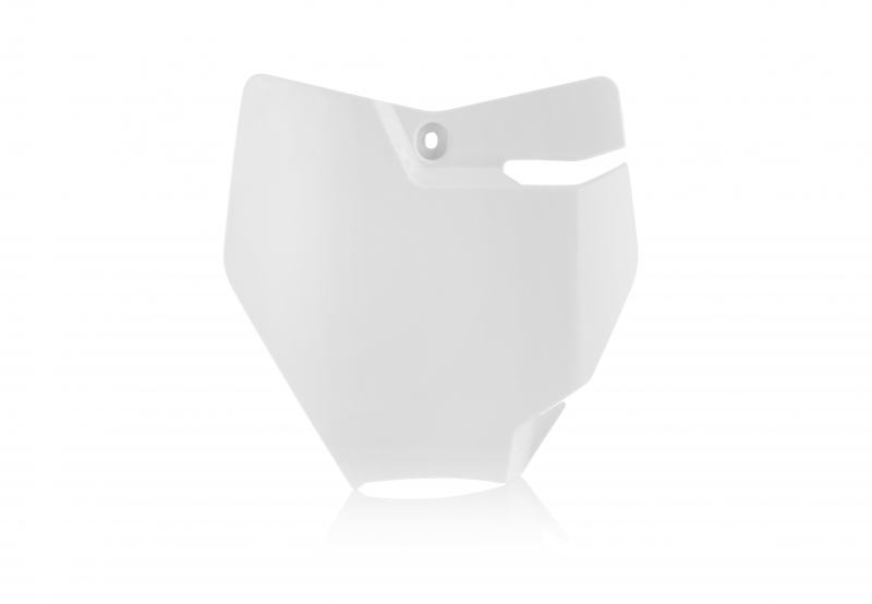 Acerbis 16-23 KTM SX65/ 21-23 GasGas MC65 Front Number Plate - White - 2449400002