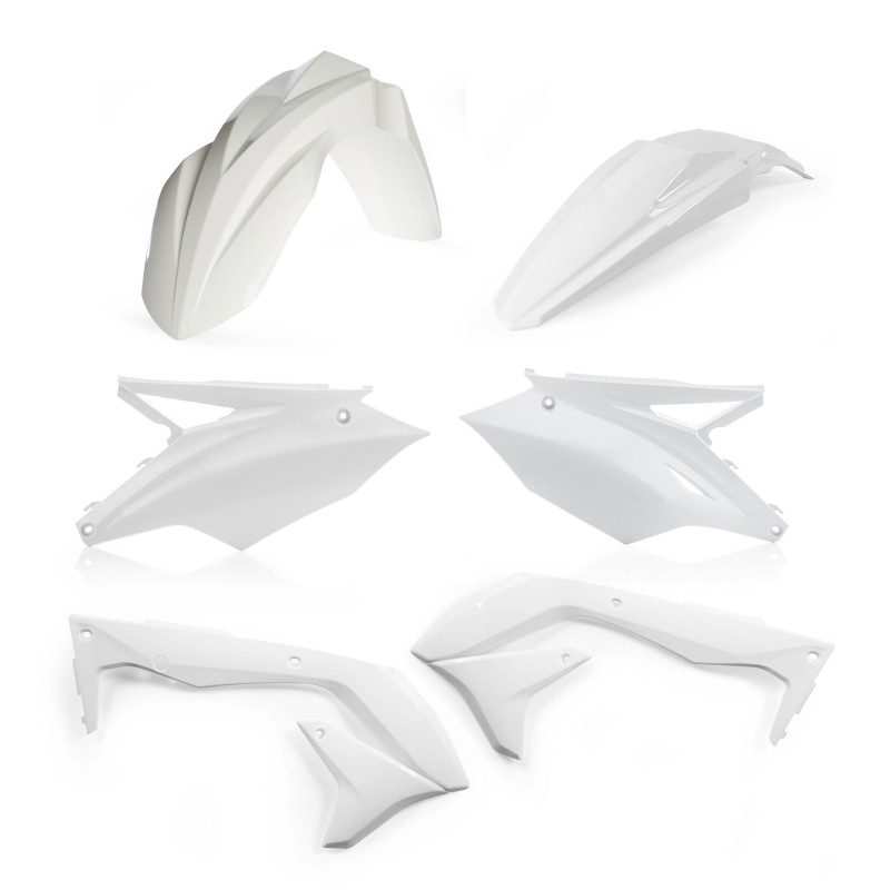 Acerbis 16-17 Kawasaki KX450F Plastic Kit - White - 2449610002
