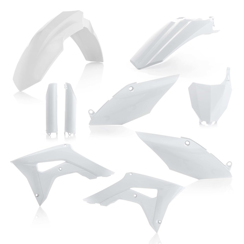 Acerbis 17-18 Honda CRF250R/ CRF450R Full Plastic Kit - White - 2630700002