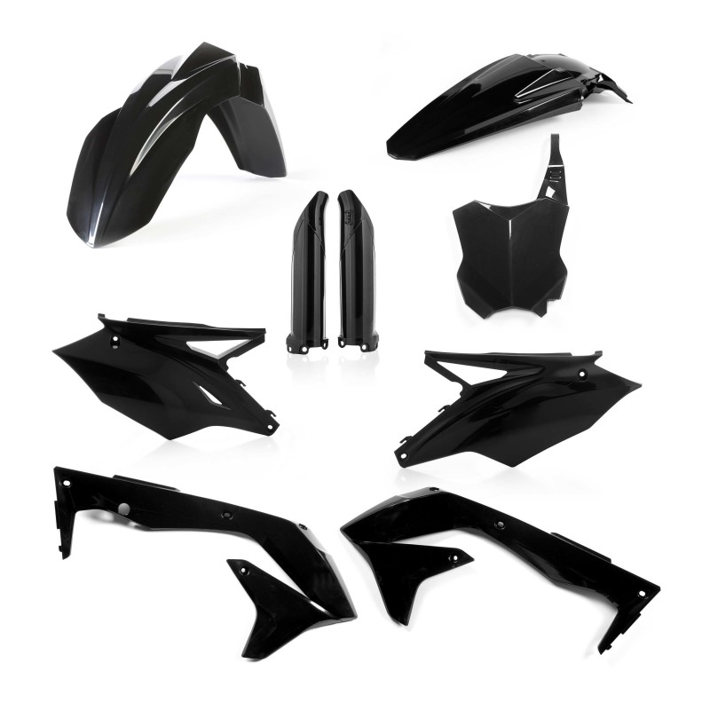 Acerbis 2018 Kawasaki KX450F Full Plastic Kit - Black - 2685840001