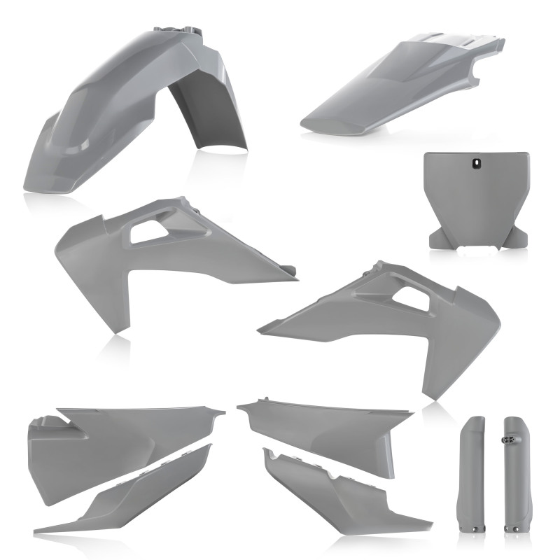 Acerbis 19-22 Husqvarna 125-450 TC/ FX/ FC/2019 TX300/ 20-22 TX300i Full Plastic Kit - Gray - 2726550011