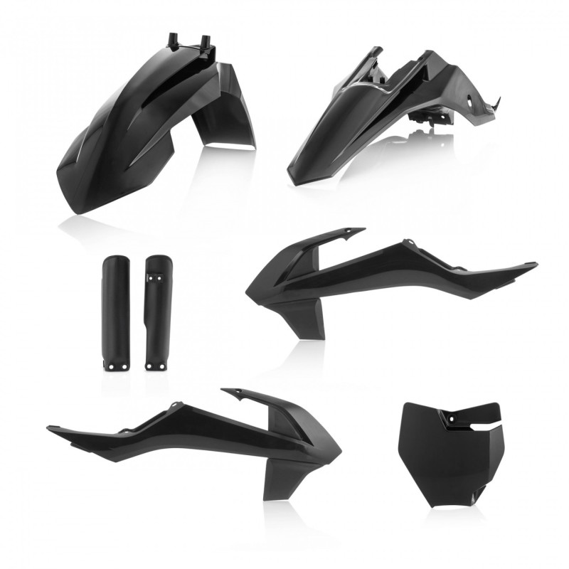 Acerbis 19+ KTM SX65/ 21-23 GasGas MC65(No Air Box/Covers) Full Plastic Kit - Black - 2791520001