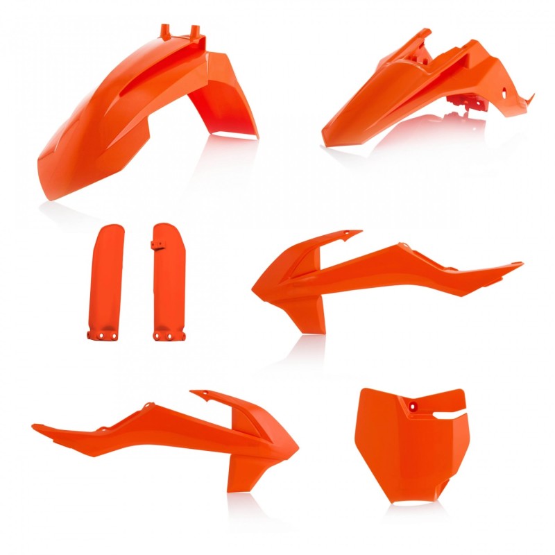 Acerbis 19+ KTM SX65/ 21-23 GasGas MC65( No Air Box/Covers) Full Plastic Kit - 16 Orange - 2791525226