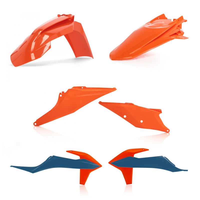 Acerbis 20-23 KTM 150-500 XCF-W/ XC-W-tpi/ EXC-tpi/ EXC-F Plastic Kit - Orange/Blue Original 22 - 2791567428