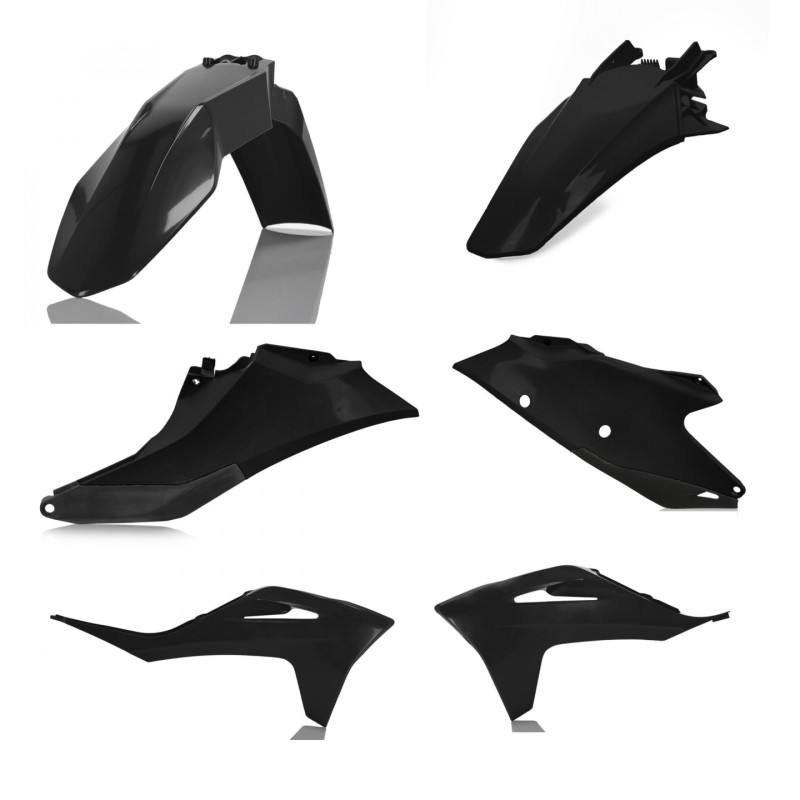 Acerbis 21-23 GasGas EC250/300/250F/350F Plastic Kit - Black - 2872800001