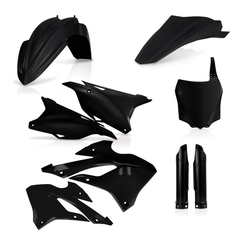 Acerbis 22-23 Kawasaki KX85/112 Full Plastic Kit - Black - 2936130001