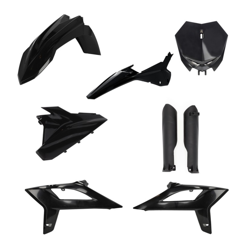 Acerbis 20-23 Beta RX300/450 Full Plastic Kit - Black - 2936280001