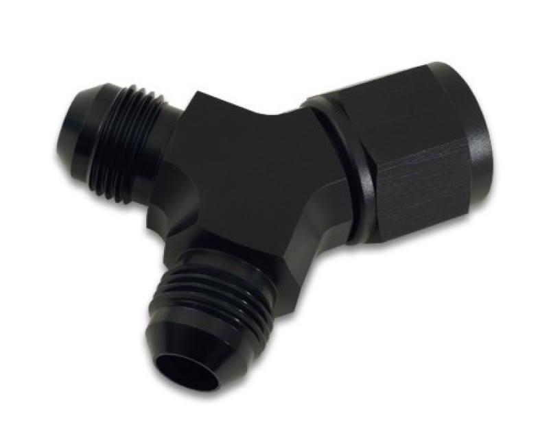 Vibrant -12AN Female x Dual -10AN Male Y-Adapter Fitting - Aluminum - 10909