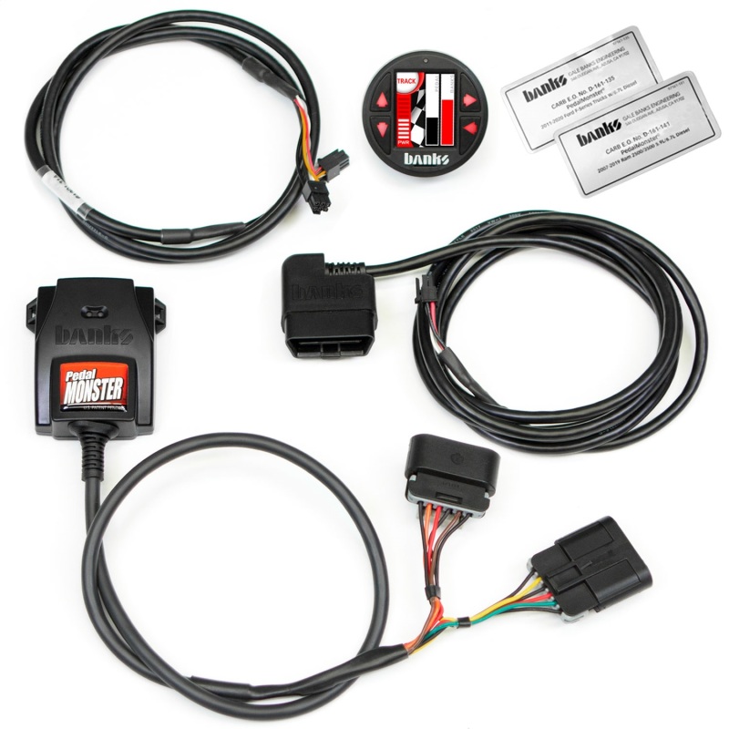 Banks Power Pedal Monster Kit w/iDash SuperGauge - 07-19 Ram 2500/3500 / 11-20 Ford F-Series 6.7L - 64312-C