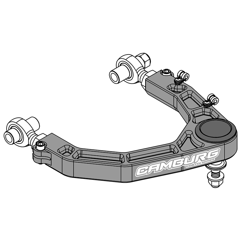 Camburg Toyota Tundra 2WD/4WD 22-23 KINETIK V2 Performance Billet Uniball Upper Arms (Red) - CAM-310189-RED