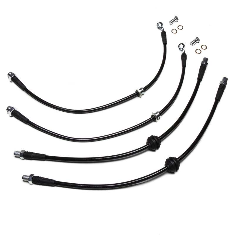 Chase Bays 93-95 Mazda RX7 FD Caliper Brake Lines - Front & Rear Lines - CB-FD-FW