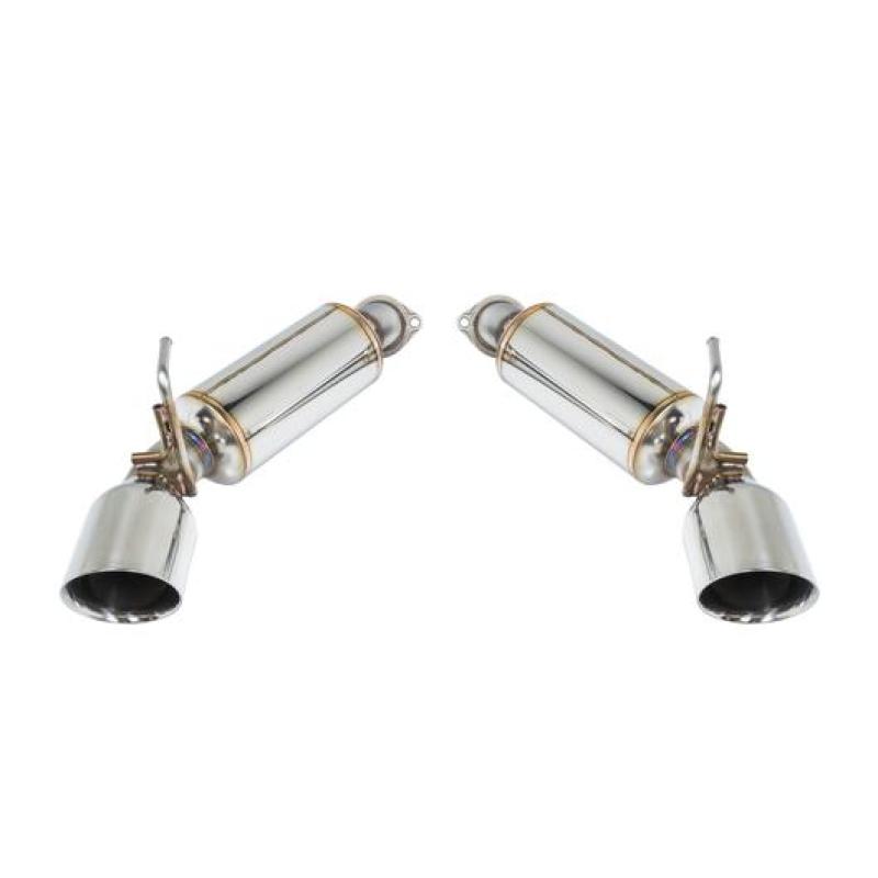 Remark 09-19 Nissan 370z Axle Back Exhaust w/Stainless Double Wall Tip - RO-TS34-D