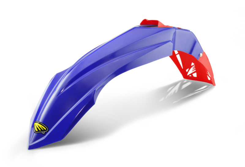 Cycra 15-21 Yamaha YZ125 Cycralite Front Fender - Blue w/ Red Vent - 1CYC-1461-62R