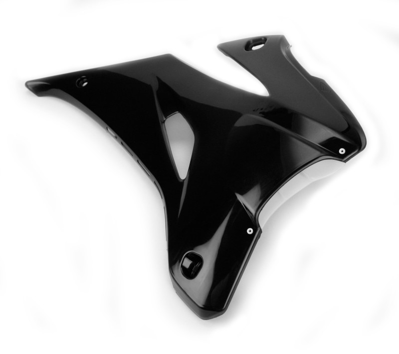 Cycra 06-09 Yamaha YZ250F-450F Powerflow Radiator Shrouds - Black - 1CYC-1775-12
