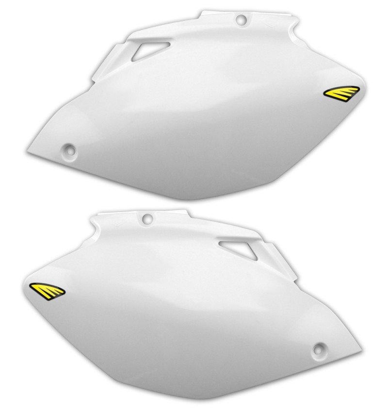 Cycra 06-09 Yamaha YZ250-450F Side Number Panels - White - 1CYC-2775-42