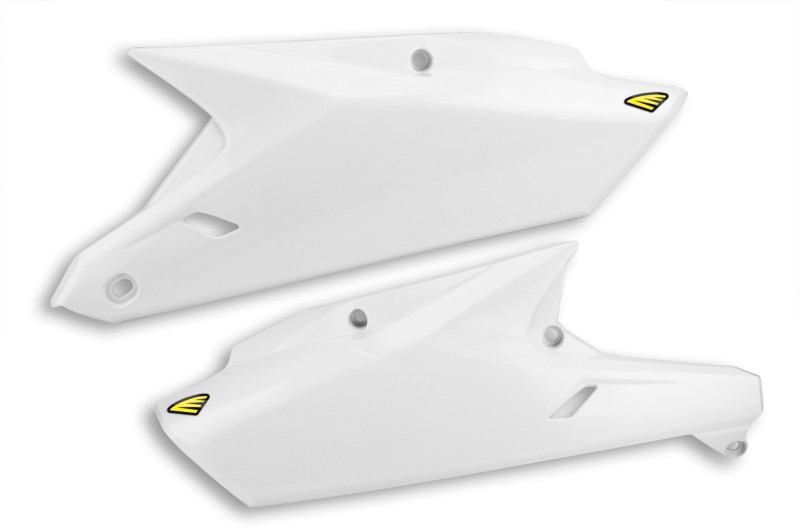 Cycra 14-19 Yamaha WR250F/YZ250F/450FX Side Number Panels - White - 1CYC-2776-42