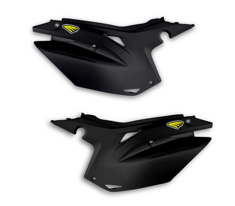 Cycra 13-17 Honda CRF250R-450R Side Number Panels - Black - 1CYC-2896-12