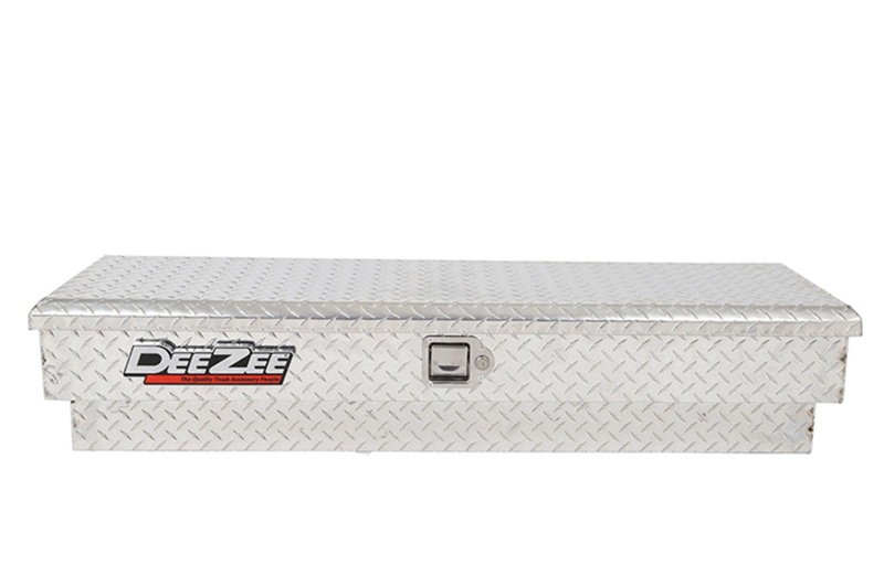Deezee Universal Tool Box - Red Side Mount BT Alum 68In - DZ 8768