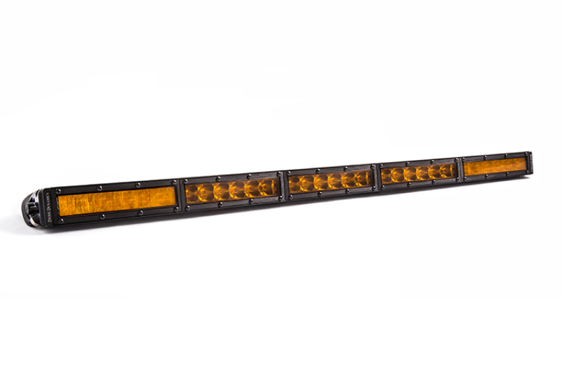 Diode Dynamics 30 In LED Light Bar Single Row Straight - Amber Combo Each Stage Series - DD5054