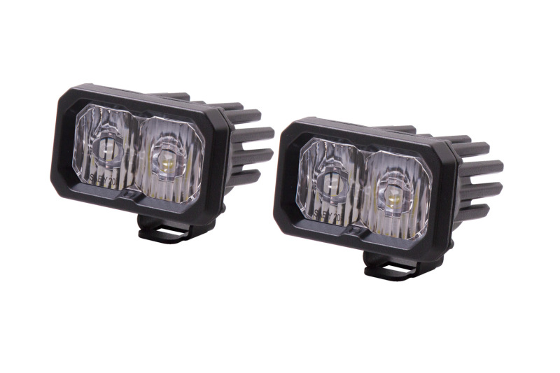 Diode Dynamics Stage Series 2 In LED Pod Sport - White Driving Standard ABL (Pair) - DD6382P