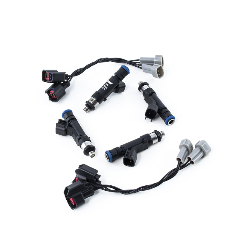 DeatschWerks 800cc Injectors 95-99 Mitsubishi Eclipse (DSM) and 03-06 EVO 8/9 (High Impedance) - 18U-08-0800-4