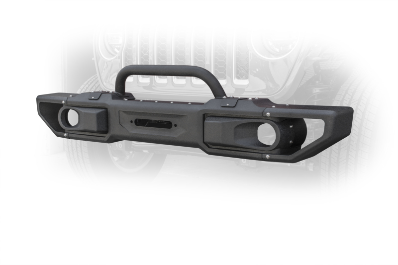 DV8 Offroad 2018+ Jeep JL/Gladiator Winch Ready Front Bumper - FBJL-10