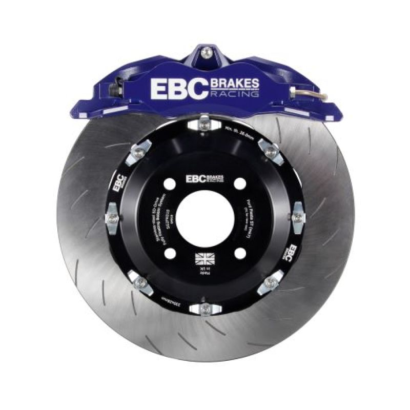 EBC Racing 15-17 Ford Fiesta (Mk7) Blue Apollo-4 Calipers 300mm Rotors Front Big Brake Kit - BBK007BLU-1