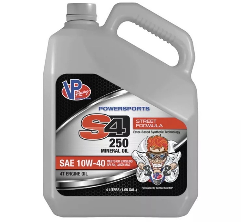 VP Racing Lubricants S4-250 10W40 Mineral 4L - VP7110404