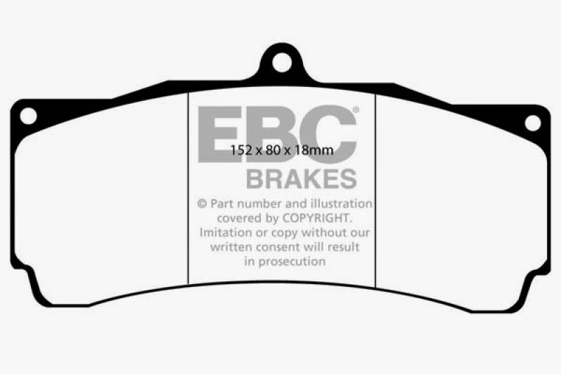 EBC Brakes Redstuff Ceramic Brake Pads - DP3006C