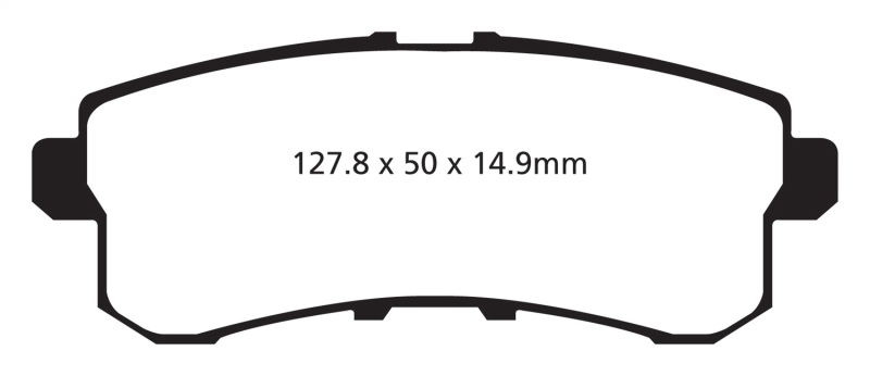EBC 11-13 Infiniti QX56 5.6 Yellowstuff Rear Brake Pads - DP41876R