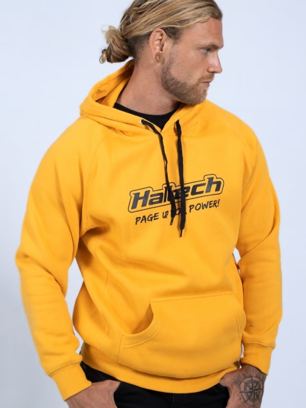 Haltech Classic Hoodie - Yellow - M - HT-301910YM