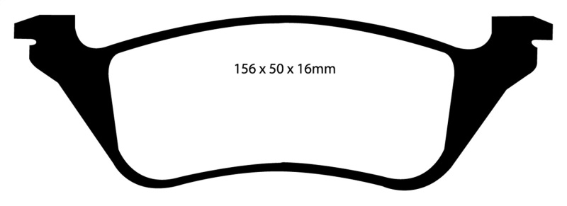 EBC 01-07 Chrysler Town & Country 3.3 Rear Rotors Greenstuff Rear Brake Pads - DP61629