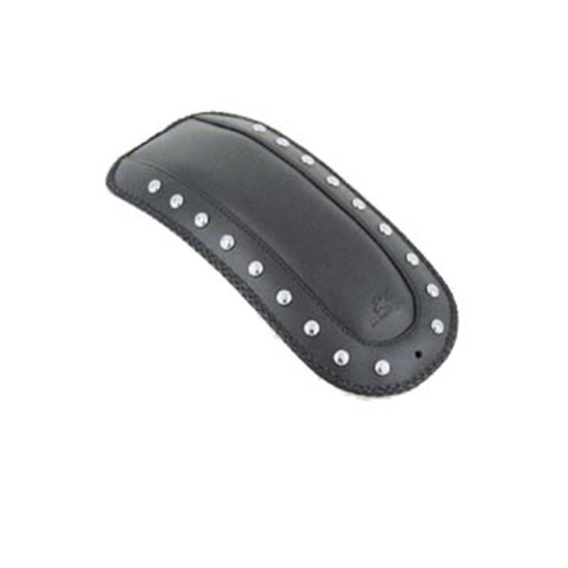 Mustang 00-17 Harley Softail FLSTS, FLSTN, FLSTC w/Stud Plate Fender Bib w/Studs - Black - 78113