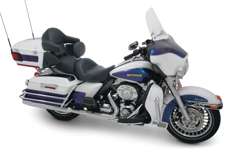 Mustang 08-21 Harley Electra Glide Std, Rd Glide ,Rd King, Str Glide Std Touring Solo Seat - Black - 79600