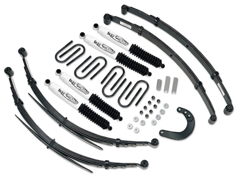 Tuff Country 73-87 Suburban 1/2 Ton 4X4 4in Lift Kit EZ-Ride (w/52in Rear Springs No Shocks) - 14711K