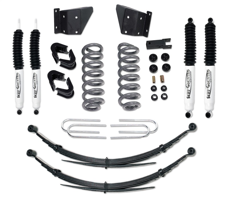Tuff Country 78-79 Ford Bronco 4x4 4in Performance Lift Kit with Rear Leaf Springs (SX8000 Shocks) - 24717KN