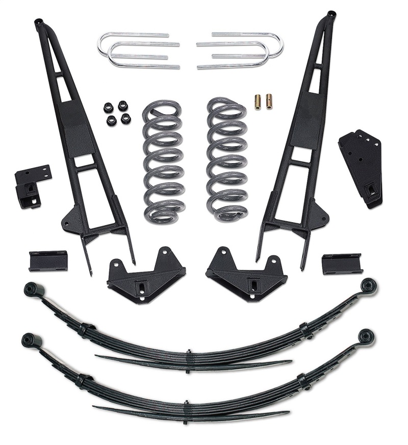 Tuff Country 81-96 Ford Bronco 4x4 4in Performance Lift Kit with Rear Leaf Springs (SX6000 Shocks) - 24815K