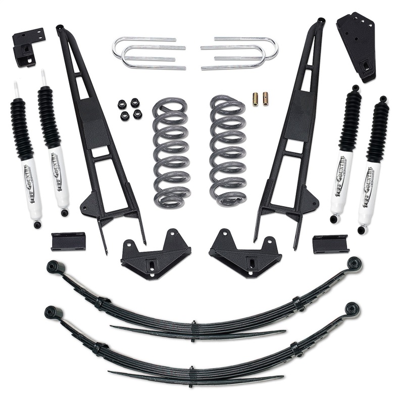 Tuff Country 81-96 Ford Bronco 4x4 4in Performance Lift Kit with Rear Leaf Springs (SX8000 Shocks) - 24815KN